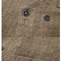 Miniatyrbillede 7 af 10: Mænds Slim Fit Dobbeltbrystet Suit Vest Coffee 2XL
