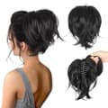 Messy Bun -hiuslisäke, klipsattava lyhyt poninhäntä Q1