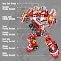Miniatyrbild 7 av 7: 836-dels Robotbyggset för Pojkar Red