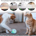 Miniatyrbild 7 av 10: Interaktiv kattboll, automatisk 360° självroterande rullande boll Blue
