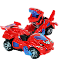 Miniatyrbild 1 av 7: Elektrisk Automatisk Dinosaur Transformerbil red