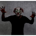Pikkukuva 8 / 9: Halloween-pelottavat naamiot Lateksipelottavat klovnaamiot White Red