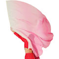 Pikkukuva 7 / 8: Ylistys- ja tanssilippu teleskooppivartta White Pink 2PCS