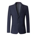 Miniatyrbild 2 av 5: Män Slim Fit Suit Blazer Klänning Business Bröllopsfest navy blue M