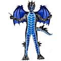 Miniatyrbillede 1 af 6: Halloween-dragt til drenge, dragekostume med vinger Q5 150