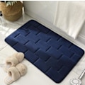 Miniatyrbillede 2 af 5: Superabsorberende Hurtigtørrende Badeværelsessvamp Gulvmåtte Navy Blue 40*60CM