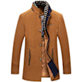 Miniatyrbild 1 av 5: Herrar Ullrock Slim Fit med Sjal Krage camel color M