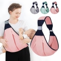 Miniatyrbillede 1 af 3: Baby Sling Bærer Newborn til Toddler, Justerbar Baby Bærer Sling pink