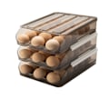 Miniatyrbild 1 av 4: Egg Fresh Förvaringsbox för kylskåp 3 layer