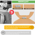 Miniatyrbillede 2 af 5: Sofa Arm Tray Bord Klemmet Til Bakke Round