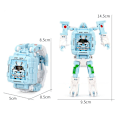 Miniatyrbild 4 av 8: Robot Transformer Barnklocka Blue