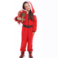 Miniatyrbilde 3 av 6: Jule-Onesies i Flanell med Hetter for Jenter XL