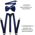 Miniatyrbild 4 av 4: 1920-tals Herr Gatsby 8-delad Tillbehörssats Hatt Suspender Fluga Blue
