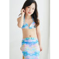 Miniatyrbillede 4 af 5: Pige Mermaid-hale med Bikini Vanddragt Phantom Color L