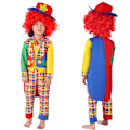 Miniatyrbillede 2 af 7: 5 stk Halloween Børne Clown Kostume M