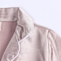 Miniatyrbild 6 av 11: Satin Pyjamas Set i Siden, Kortärmad, Barnkläder för Sovkläder apricot 130