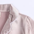 Miniatyrbild 6 av 11: Satin Pyjamas Set i Siden, Kortärmad, Barnkläder för Sovkläder apricot 160