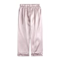 Miniatyrbild 10 av 11: Satin Pyjamas Set i Siden, Kortärmad, Barnkläder för Sovkläder apricot 150