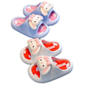 Pikkukuva 5 / 10: Bunny Toddler-liukumattomat tossut pojille ja tytöille, lasten liukumattomat sandaalit Blue#2 26-27
