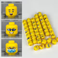 Miniatyrbild 3 av 3: 56st Mini Expressions Figurer Block Set yellow