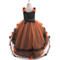 Pikkukuva 9 / 10: Tyttöjen kukkakakku-verkkohelma Orange 120CM