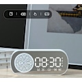 Miniatyrbild 2 av 4: Trådlös Bluetooth-högtalare, multifunktionell högtalarklocka white