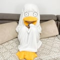 Miniatyrbillede 7 af 7: Unisex Gul Andefigur Pyjamas til Efterår og Vinter M