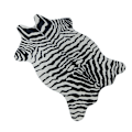 Miniatyrbild 1 av 7: Irregular Cute Cow Print Matta Nice Zebra 140*160cm