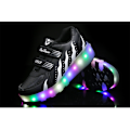 Miniatyrbild 5 av 10: LED Rullskridskor för Barn, Ljusupplyst Rullskor med Hjul Black 32