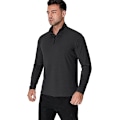 Miniatyrbild 1 av 8: Herrar Långärmad Pullover Snabbtorkande Sweatshirt Topp Black 4XL