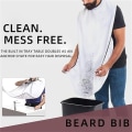 Miniatyrbild 3 av 5: Skäggbibb för Män, Julgåva Skäggtrimningsuppsamlare Bib White