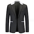 Miniatyrbilde 1 av 3: Herre Enkeltbryst Casual Dressjakke Black S