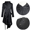Pikkukuva 6 / 11: Miesten goottilainen vintage-takki Halloween-takki 4XL