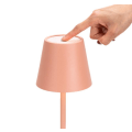 Miniatyrbillede 4 af 9: LED Bordlampe i Metal, Berøringsdæmpbar til Læsning, Arbejde, Barer pink