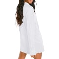 Miniatyrbild 9 av 9: Dam 2-delad byxa set Linne Shirtort set White S