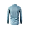 Miniatyrbilde 3 av 7: Herre Skjorter Langermet Business Casual Button Down Skjorte Wine Red 41