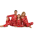 Pikkukuva 2 / 5: Perheen joulupyjamat Joulupukkipyjamat Yhdistelmät Red-Child 3-4Y