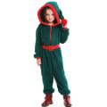 Pikkukuva 3 / 6: Joulupukki-tonttuasu, vanhemman ja lapsen cosplay-asu Child XL