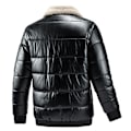 Miniatyrbilde 3 av 9: Herrejakke Vinterjakke Høst og Vinter Varmt Lam Vendbar Kragejakke Black 3XL
