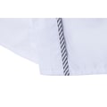 Miniatyrbilde 7 av 9: Menn's Trykte Knapp-Ned Skjorte Lang Erme Casual Skjorter white M