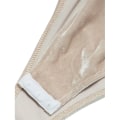 Miniatyrbillede 4 af 5: Kvinders V-hals Sexy Fløjls Strapless Bodysuit Jumpsuit Sød Hjerteformet Dyb Beige XS