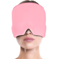 Migrän Ice Head Wrap Ice Pack Mask pink