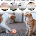 Miniatyrbilde 6 av 7: Interaktivt Katt Lekeball, Automatisk 360° Selv-Roterende Rulleball Pink