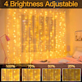 Miniatyrbild 2 av 5: USB-drivna Hängande Fönster-Fairy Lights Warm