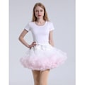 Miniatyrbild 4 av 5: Dam Tutuskjort i Chiffon med Elastisk Midja - Prinsessa Ballet Dans Multi-Lager Color 3