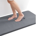 Miniatyrbild 1 av 5: Memory Foam badmatta, supermjuka absorberande badrumsmattor dark grey 43x61