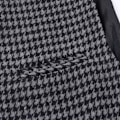 Miniatyrbild 5 av 9: Kostymväst för män Business Rutig Formell Klänning Väst Slim Fit Västar grey M