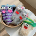 Miniatyrbillede 3 af 5: Fuzzy Quirky Mid-Calf Sokker Colorful