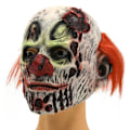 Pikkukuva 2 / 9: Halloween-pelottavat naamiot Lateksipelottavat klovnaamiot White Red