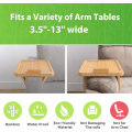Miniatyrbillede 5 af 5: Sofa Arm Tray Bord Klemmet Til Bakke Rectangular